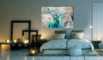 Canvas Print - Green Deer