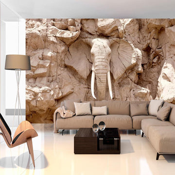 Wallpaper - Elephant Carving (South Africa)