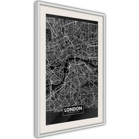 Poster - City Map: London (Dark)