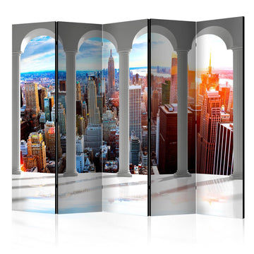 Room Divider - Pillars and New York II [Room Dividers]