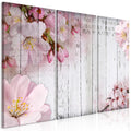 Canvas Print - Flowers on Boards (3 Parts)
