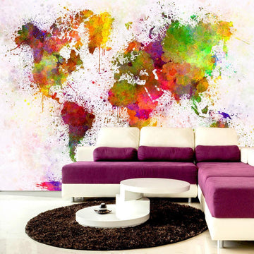 Self-adhesive Wallpaper - Dyed World
