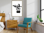 Poster - Banksy: Mona Lisa with Bazooka II