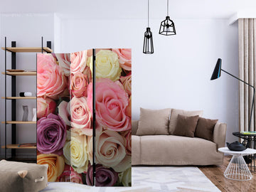Room Divider - Pastel roses [Room Dividers]