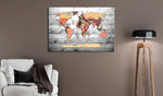 Canvas Print - World Map: New Directions