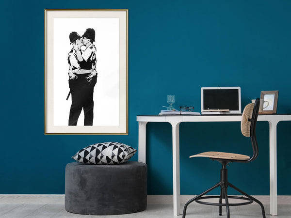 Poster - Banksy: Kissing Coppers I