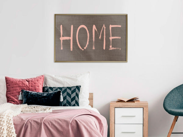 Poster - Simply Home (Pink)