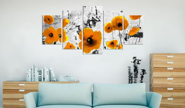 Canvas Print - Poppies in the royal color