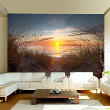 Wallpaper - Sunset over the Atlantic Ocean