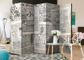 Room Divider - Vintage Newspapers II [Room Dividers]