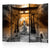 Room Divider - Buddha Smile (Orange) II [Room Dividers]