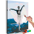 DIY canvas painting - Ballerina Outdoor