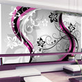 XXL wallpaper - Art-flowers (pink)