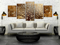 Canvas Print - Falling Leaves (5 Parts) Wide