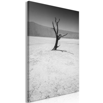 Canvas Print - Tree in the Desert (1 Part) Vertical