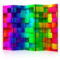 Room Divider - Colourful Cubes II [Room Dividers]