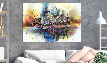 Canvas Print - Sketch of a Vacation (1 Part) Wide