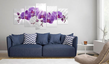 Canvas Print - Abstract Garden: Purple Orchis