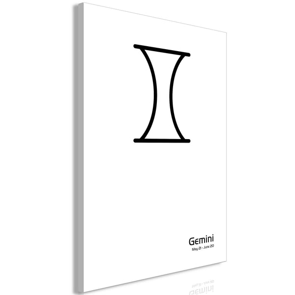 Canvas Print - Gemini (1 Part) Vertical