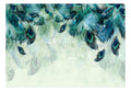 Self-adhesive Wallpaper - Emerald Feathers