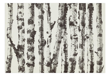 Wallpaper - Stately Birches - First Variant
