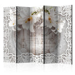 Room Divider - Lilies and Quilted Background II [Room Dividers]