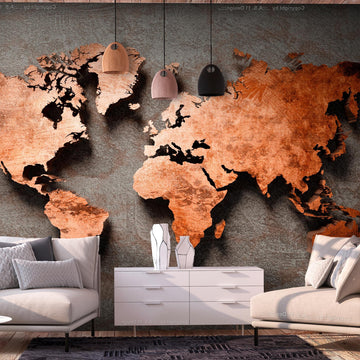 Wallpaper - Copper Map