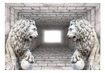 Wallpaper - Stone Lions