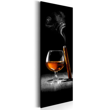 Canvas Print - Cigar and Cogniac