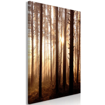 Canvas Print - Forest Paths (1 Part) Vertical