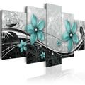 Canvas Print - Turquoise flower of night