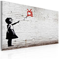 Canvas Print - Girl with TV (Banksy)
