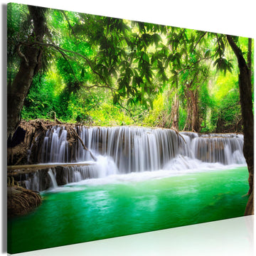 Canvas Print - Kanjanaburi Waterfall (1 Part) Wide