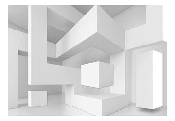 Wallpaper - White geometry