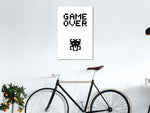 Canvas Print - Game Over (1 Part) Vertical