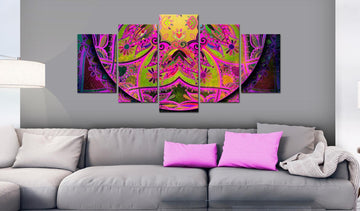 Canvas Print - Mandala: Pink Power