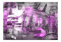 Wallpaper - Berlin - collage (violet)