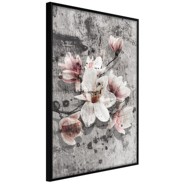 Poster - Flowers on Concrete
