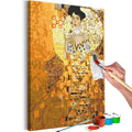 DIY canvas painting - Golden Adela
