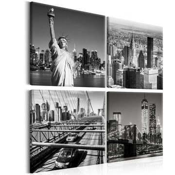 Canvas Print - Faces of New York