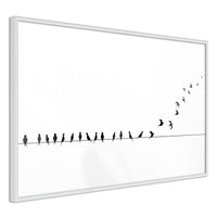 Poster - Birds on a Wire