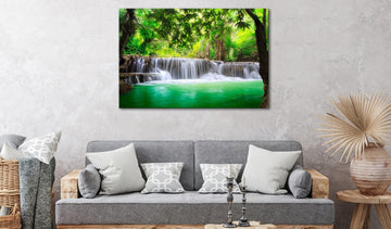Canvas Print - Kanjanaburi Waterfall (1 Part) Wide