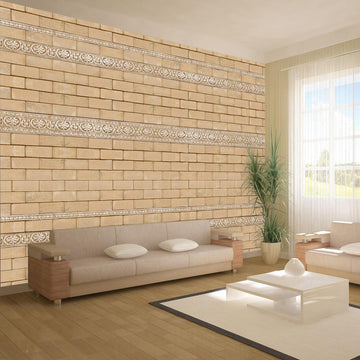 Wallpaper - Brick with ornaments