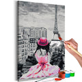 DIY canvas painting - Paris - Eiffel Tower View