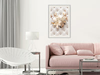 Poster - Lilies on Leather Upholstery