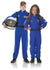 Blue Astronaut Flight Suit Child Costume Small