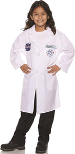 Rocket Scientist Lab Coat Child Costume § Medium