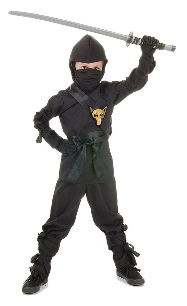 Ninja, Black Child Costume: Small