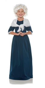 Martha Washington Child Costume Large