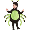 Belly Babies Black & Green Spider Costume Child Toddler Medium 18-24 Months